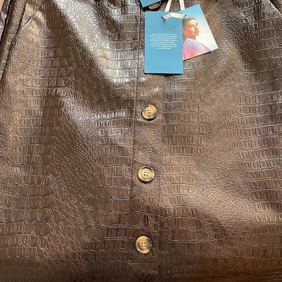 Rachel Comey 0 Size Women Faux Leather Textured Pencil Skirts - Picture 9 of 11